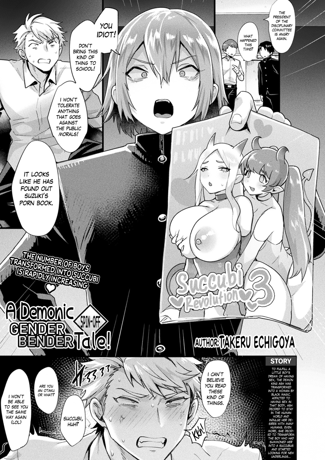 Hentai Manga Comic-A Demonic Gender Bender Tale! Spin-Off-Read-1